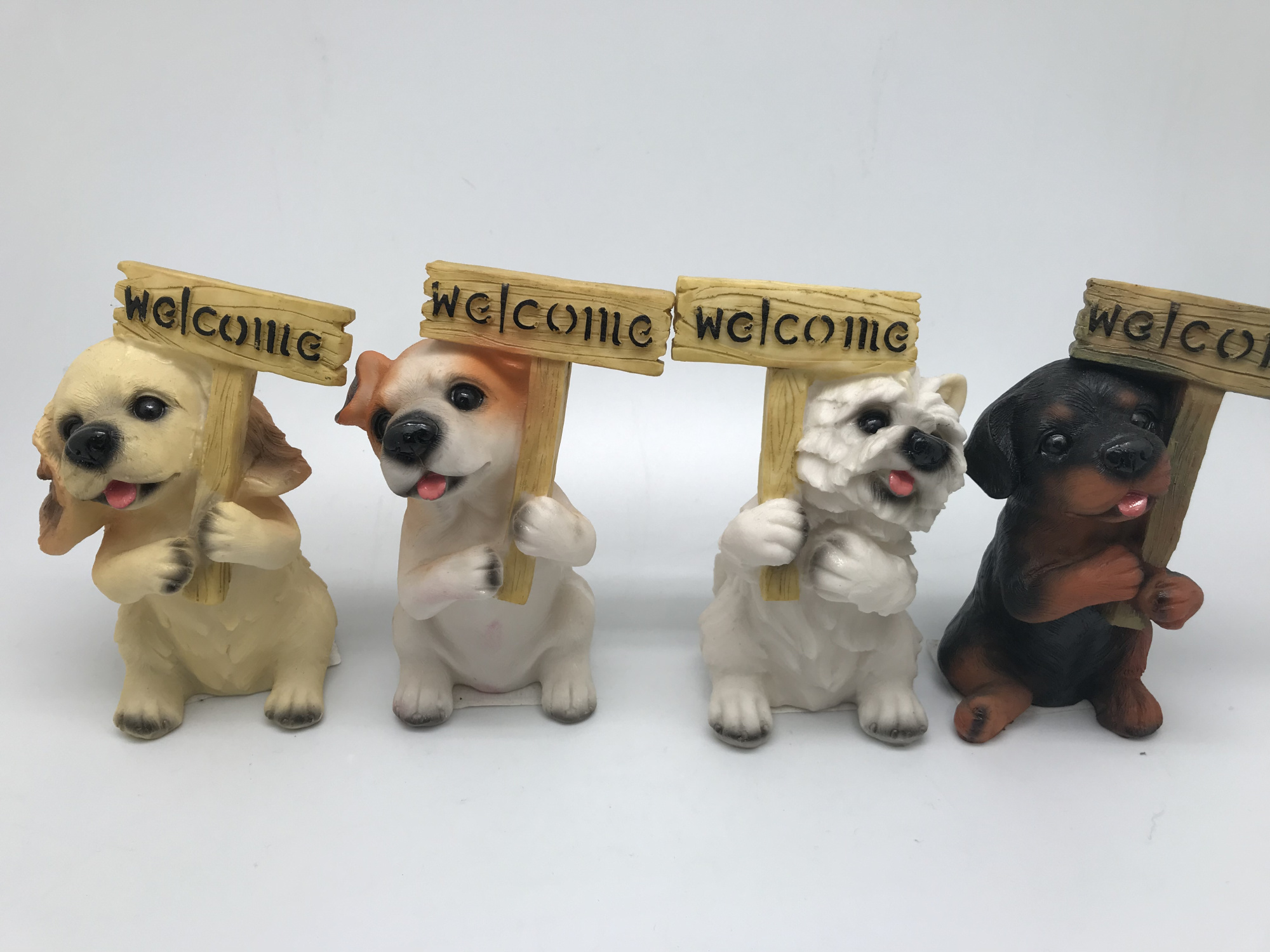 Фигурка "Собака Welcome" 14х9х6см (с1)